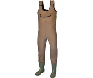 Shakespeare Sigma - Trampolieri Impermeabili in Neoprene con Suola a Tacchetto, per Uomini e Donne, per guadare, Pesca a Mosca, Caccia, Lavoro di Fango, Marrone