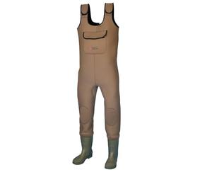Shakespeare Sigma - Trampolieri Impermeabili in Neoprene con Suola a Tacchetto, per Uomini e Donne, per guadare, Pesca a Mosca, Caccia, Lavoro di Fango, Marrone