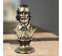 Shakespeare - Statua a forma di busto in resina, 31 cm, decorazione artistica da scrivania, classica statuetta di Shakespeare, ornamenti souvenir unici, artigianato per la casa