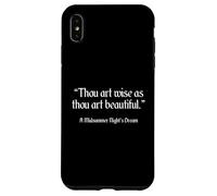 Shakespeare Una notte di mezza estate Sogno Shakespeare Citazione Custodia per iPhone XS Max