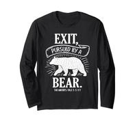 Shakespeare Winter's Tale Bear Citazione Teatro Letterario Umorismo Maglia a Manica