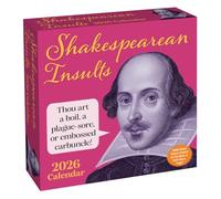 Shakespearean Insults 2026 Day-to-Day Calendar