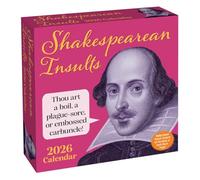 Shakespearean Insults 2026 Day-to-Day Calendar