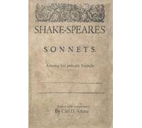 Shakespeare's Sonnets Among His Private Friends