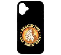 Shakin Tette e Takin Merda Unicorno Sporco Adulto Umorismo Donne Custodia per iPhone 16 Plus