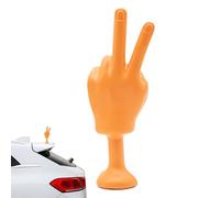 Shaking Hand Car Decor - Gesture Statue Ornament, Exterior Helmet Sticker, Hand Model Decal, Automotive Motorcycle Accessory | Men Women Vehicle Decoration, Ideal For Car Bike Helmet Use