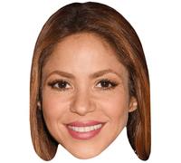 Shakira (Hair Down) Maschere di persone famose, facce di cartone