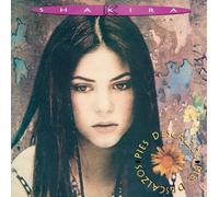 Shakira - Pies Descalzos (Anniversary Edition) (Yellow w/ Red Swirl Marble Coloured) (LP)