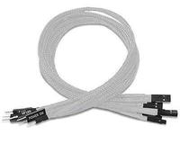 Shakmods Cavo di prolunga per altoparlante HDD LED Power Reset con manicotto frontale 30 cm (bianco)