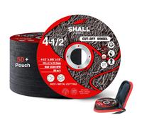 SHALL 50-Pack cut Off Wheels 4 12 x 78 Inch cutting Wheel with Pouch