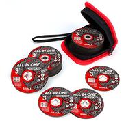 SHALL Confezione da 25 dischi da taglio 76x1,2x9,5mm- Disco da taglio ultra sottile con custodia per smerigliatrice angolare e utensili da taglio