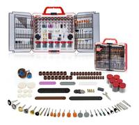 SHALL Kit di accessori per utensili rotanti, 508 pezzi, punte universali per levigatura, taglio, rettifica, foratura, intaglio, incisione, lucidatura, pulizia, accessori per utensili rotanti, con