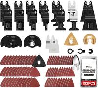 SHALL Lame multiutensile da 102 pezzi kit di accessori multiutensile oscillanti