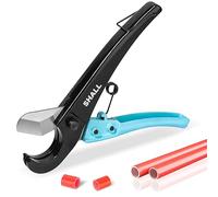 SHALL PEX, tagliatubi, taglia fino a 1-3/8", taglierina veloce per tubi PEX, tubi in plastica, PVC, CPVC, PP-R, PE (sottile), ecc., Strumento di taglio per tubi in lega di alluminio con lama in