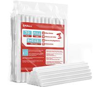 SHALL Stick di colla a caldo a grandezza naturale 0,43" x 8" (11 x 200 mm) Confezione da 70 per tutte le pistole per colla