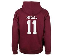 ShallGood Donna Uomo Autunno Inverno Moda Felpa con Cappuccio Beacon Hills Lacrosse Manica Lunga Hooded Hoodies Sweatshirt Pullover Tops Rosso MCCALL 11 EU XXL