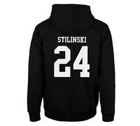 ShallGood Felpa Uomo con Cappuccio Pullover Cotone Casual Sweatshirt Nero STILINSKI 24 EU M