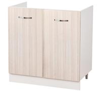 Mobile Sottolavello Cucina Componibile Mobiletto Legno Colore olmo con 2 Ante