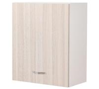 Shally Dogan Pensile da Cucina a Parete, Armadio Sospeso in Legno con Anta Singola 1 Ripiano e 2 Scomparti, Armadietto da Muro Spazioso e Resistente, Dimensioni 60 x 32 x 72H cm (Olmo)