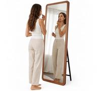Shally Dogan Specchio Figura Intera Doppia Installazione da Parete o Indipendente, Specchi Design Moderno da Terra o da Muro, Ideale per Camera da Letto, Ingresso, 160 x 50 cm
