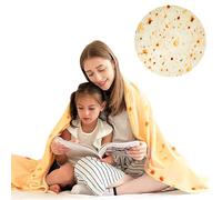 Shallyong Burritos Coperta, 150cm Tortillas Calda Morbida, Divano per Bambino e Adulto, Taco Creativa