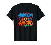Shalom Amigos, Design Vintage ebraico-israelita Maglietta