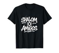 Shalom Amigos Tees, Cool Vintage ebraico israelita Abbigliamento Maglietta