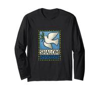Shalom Colomba Pace Festività ebraiche Pasqua di Hashanah Maglia a Manica
