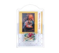 SHALOM - Corona Del Natale Con Grani In Vetro 6 Mm E Confezione