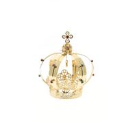 SHALOM - Corona Madonna Di Fatima In Filigrana E 4 Fasce Di Ottone Con Proiettile. Diametro 4 Cm
