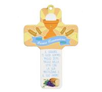 SHALOM - Croce Comunione H. 12,8 Cm