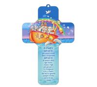 SHALOM - Croce Grazie Signore H. 18,4 Cm