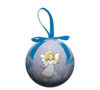 SHALOM - Pallina Natalizia Angelo del Natale. Diametro 7,5 Cm