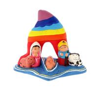 SHALOM - Presepe della Pace. Dimensioni 8,4x10,2 Cm