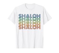 Shalom Retro, Hannukah Uomini Donne Bambini Ebraico Vacanze Ebraiche Maglietta