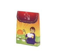 SHALOM - Ricordino Prima Confessione - Corona Colorata Effetto Fluo Con Scatolina