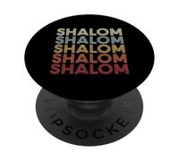 Shalom Rosh Hashanah Shofar Yom Kippur Jewish Hanukkah Elul PopSockets PopGrip Adesivo