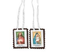 SHALOM - Scapolare Madonna Del Carmelo. Dimensioni 4,5 X 3,5 Cm