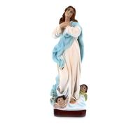SHALOM - Statua Madonna Assunta Del Murillo, In Resina. Altezza 30 Cm