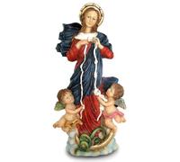 SHALOM - Statua Maria Che Scioglie I Nodi, In Resina. Altezza 30 Cm