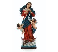SHALOM - Statua Maria Che Scioglie I Nodi, In Resina. Altezza 40 Cm