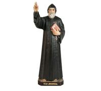 SHALOM - Statua San Charbel In Resina Colorata. Altezza 30 Cm