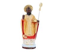 SHALOM - Statua San Nicola Di Bari In Resina. Altezza 28,5 Cm