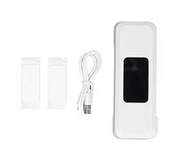 SHALONYOU Sensore di scarico for WC, sciacquone automatico senza contatto con batteria da 2000 mAh Kit di scarico for WC da bagno Basso consumo energetico /3042(White)