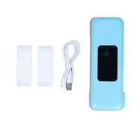 SHALONYOU Sensore di scarico for WC, sciacquone automatico senza contatto con batteria da 2000 mAh Kit di scarico for WC da bagno Basso consumo energetico /3042(Blue)