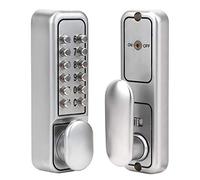 SHALONYOU Serratura di sicurezza for porta in lega di zinco, serratura a combinazione meccanica senza chiave, bullone a barra, accessorio hardware for casa, hotel, appartamento, ufficio/3018