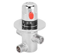 SHALONYOU Valvola termostatica, G1/2 Controllo termostato Valvola for vasca Valvola miscelatrice termostatica con rilevamento del calore Valvola di controllo miscelazione scaldabagno solare/3082