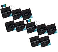 Shaman Corde per Chitarra Classica - 10 Set di Corde Premium in Nylon per Chitarra Classica e Acustica - Set 6+2 Corde con 3 Plettri, Corda Re e Corda Mi alta extra