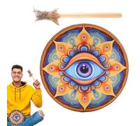 Shaman Drum, Tamburo Sciamano Fatto a Mano Tamburo Sciamano Tamburo Sciamano Tamburo Sciamano Tamburo Suono Guarigione Per Ritmo Musicale E Miglioramento Delle Abilità