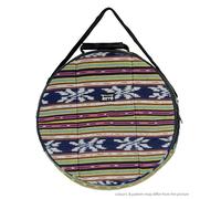 Shaman Drum tasche in Ikat Ø 40 cm tamburo africano rotondo Ritual Drum Tracolla